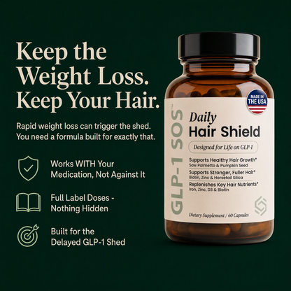 The weight came off. Your hair doesn't have to.
